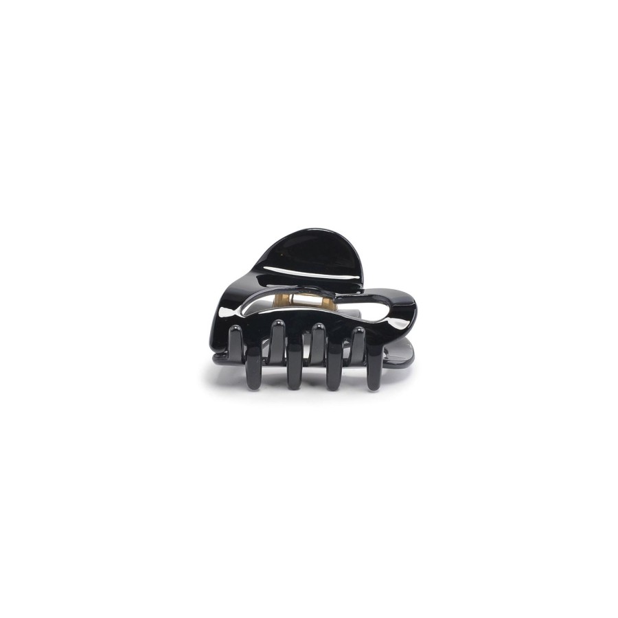 Accessories Urban Expressions | Heart Design Small Claw Hair Claw Black