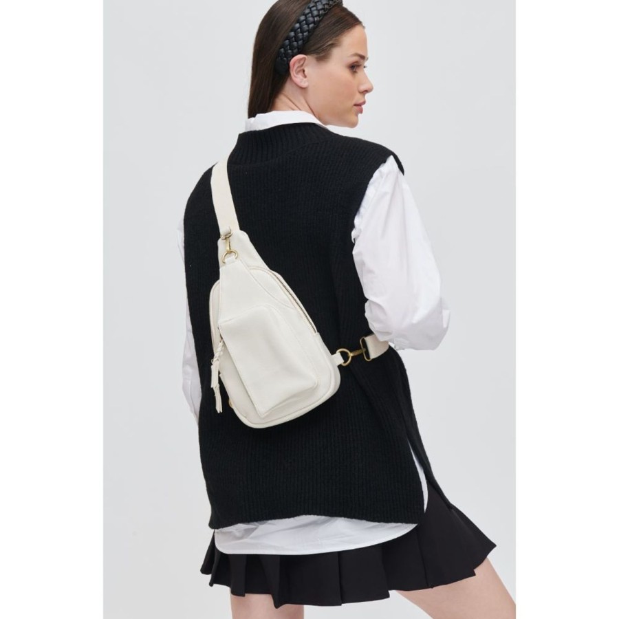 Bags Urban Expressions | Wendall Sling Backpack Ivory