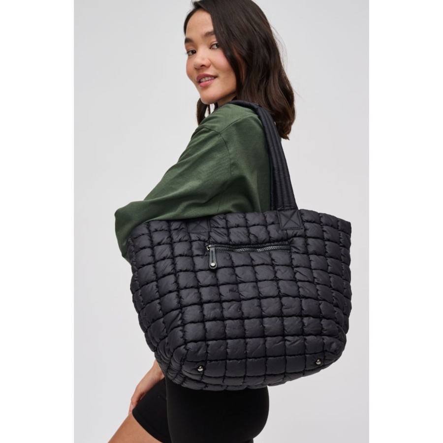 Bags Urban Expressions | Breakaway - Puffer Tote Black