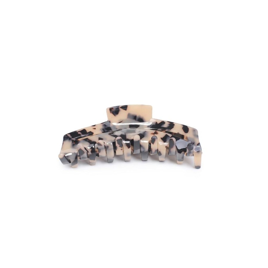 Accessories Urban Expressions | Gaia - Hair Claw Hair Claw Cream Tortoise