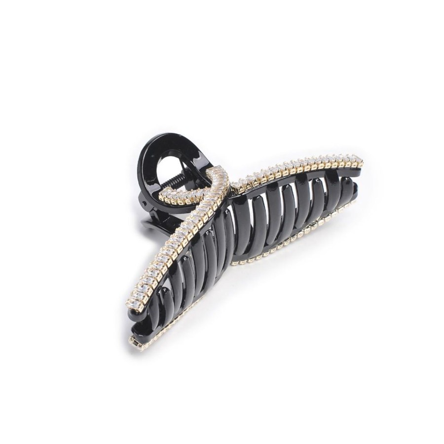 Accessories Urban Expressions | Giulia Hair Claw Clip Hair Claw Black