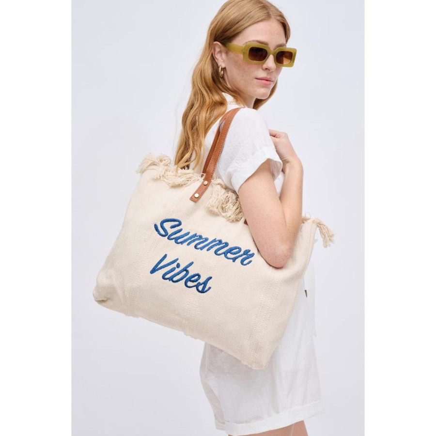 Bags Urban Expressions | Summer Vibes Tote Ivory