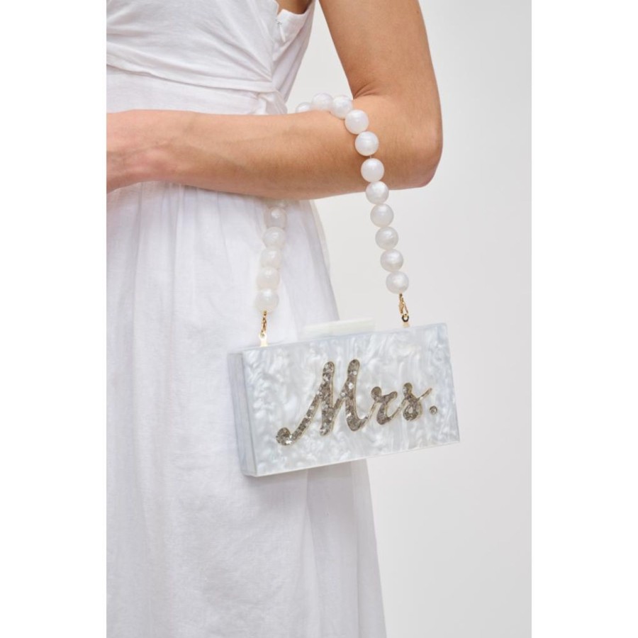 Bags Urban Expressions | Lotus Evening Bag White