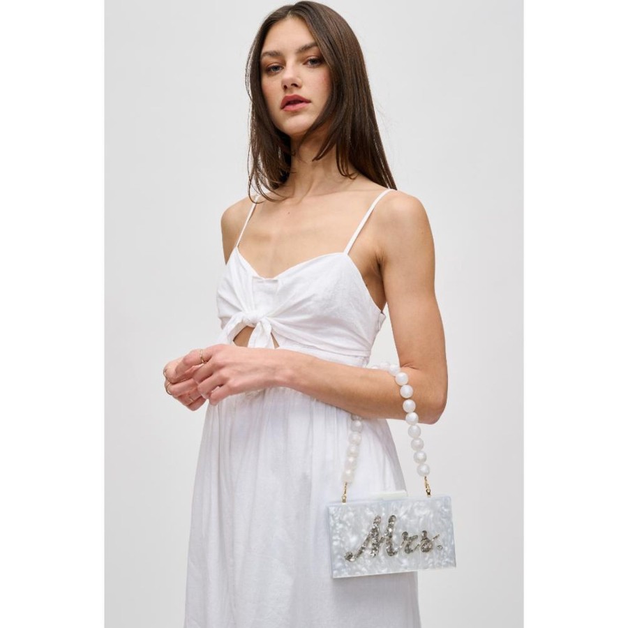 Bags Urban Expressions | Lotus Evening Bag White