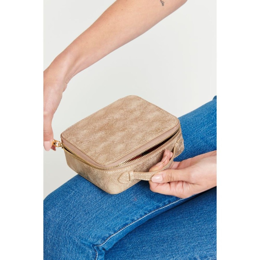 Accessories Urban Expressions | Beatrix Make Up Bag Gold