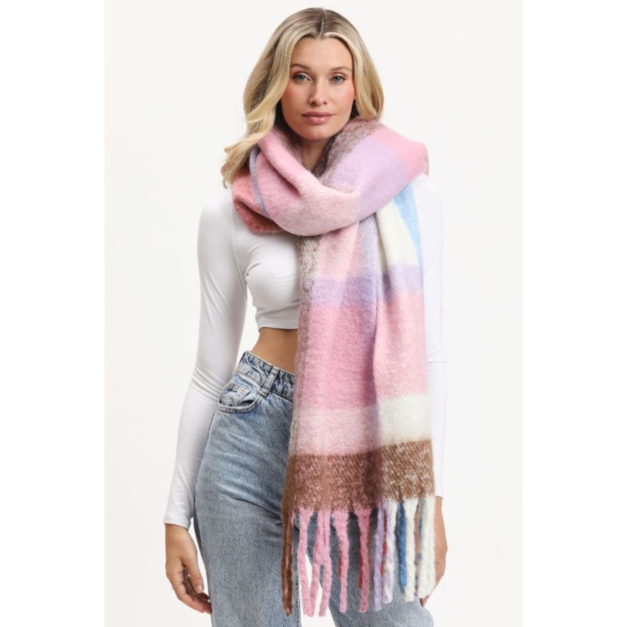 Accessories Urban Expressions | Dolly Scarves Pink Multi