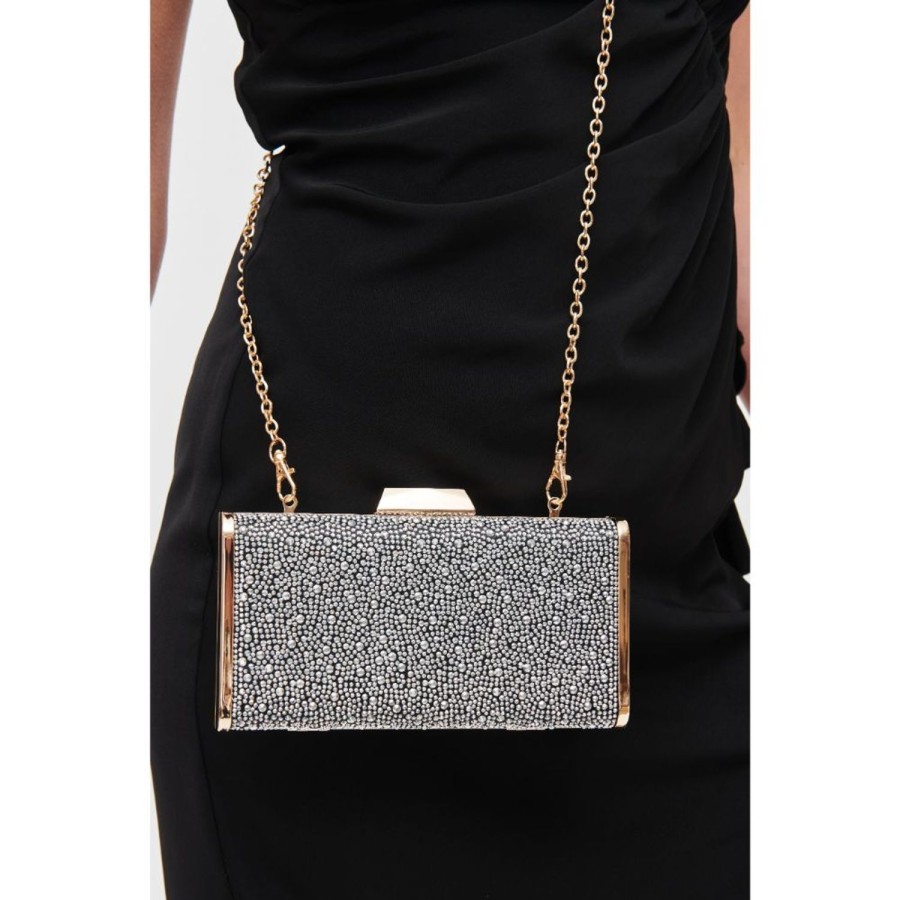 Bags Urban Expressions | Madelyn Evening Bag Black Silver