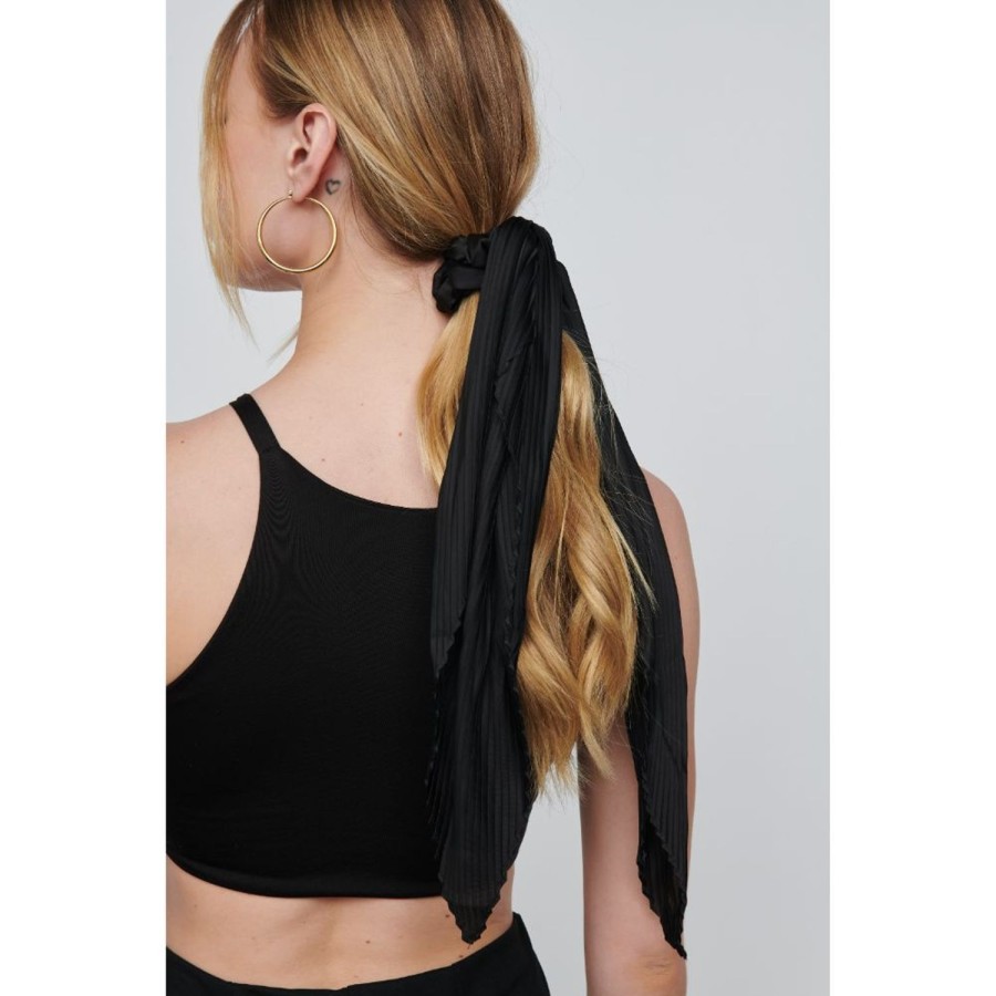 Accessories Urban Expressions | Scarf Scrunchie Scrunchie Black