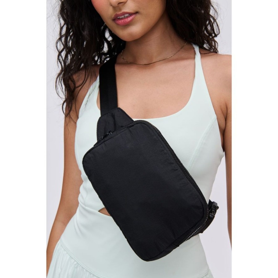 Bags Urban Expressions | Jonny - Nylon Belt Bag Black