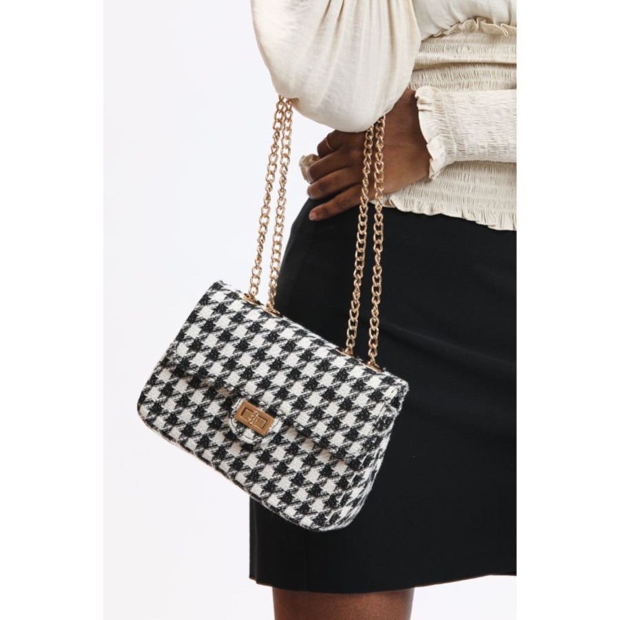 Bags Urban Expressions | Camille Shoulder Bag Black White