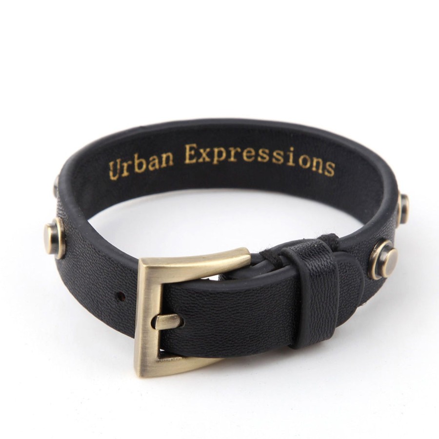 Accessories Urban Expressions | Hendrix Bracelet Black