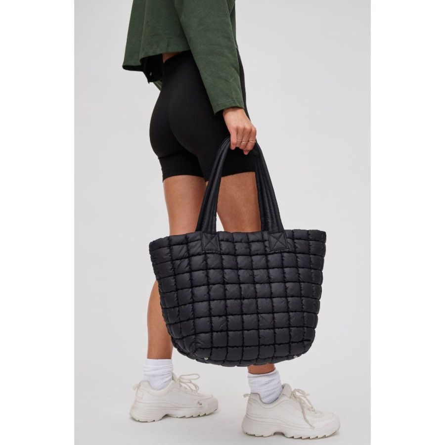 Bags Urban Expressions | Breakaway - Puffer Tote Black